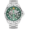 Image de Montre Bracelet Patrouille de France Automatique Acier Cadran Vert A8-100ED-668142