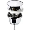 Image de Bonde universelle clapet commande manuelle capuchon NICOLL - Ø 63mm - Chrome