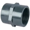 Image de Manchon PVC - FITT - 63 x 2 - Gris - Femelles à coller - Femelle taraudée