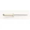 Image de DEGOMETAL - 100 Rivets aveugles éclatés Alu/Acier Tête Ronde Standard - Ral9002 4X16 - 133 140 161