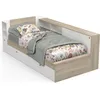 Image de Lit enfant LIFE 1 personne - 90x190/200 - Rangements - Décor Chêne et blanc - DEMEYERE - Fabriqué en France