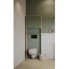 Image de Meuble WC dessus de toilettes - Vert et chêne - 2 portes - L64 x P20 x H186 cm - ELISA - DEMEYERE