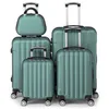 Image de ALIGHTUP - Set Valise 5 Pièces ABS Valise + Vanity Lot de Valise Vert