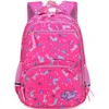 Image de Cartable Fille - Primaire - Nylon - Rose - Sac à Dos Scolaire