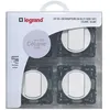 Image de Interrupteurs va et vient - LEGRAND - Lot de 4 - 10 A - Blanc - Intérieur - Filaire