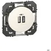 Image de Chargeur USB - LEGRAND - DOOXIE - 2 sorties - 3A - Blanc