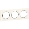 Image de LEGRAND Plaque de finition triple Dooxie Blanc chrome