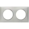 Image de Plaque 2P - LEGRAND - Dooxie - Aluminium - 2 postes - Finition mat