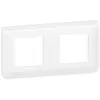Image de Plaque de finition - LEGRAND - MOSAIC - Blanc - 2x2 modules - Horizontale