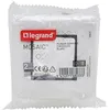 Image de LEGRAND - Mosaic support griffes plaque 2 modules blanc