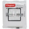 Image de LEGRAND - Mosaic support à vis plaque 2 modules blanc