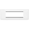 Image de LEGRAND - Mosaic support plaque 6 modules blanc horizontal