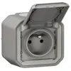 Image de Prise de courant 2P+T Plexo complet saillie gris (069731L) en occasion ou reconditionné