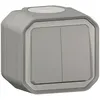 Image de LEGRAND Commande pour fonction double interrupteur ou va-et-vient - 10A - Gris