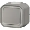 Image de LEGRAND Interrupteur ou va-et-vient témoin étanche Plexo - 10A - Gris