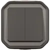 Image de LEGRAND Commande pour fonction double interrupteur ou va-et-vient - 10A - Anthracite