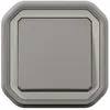 Image de Poussoir - LEGRAND - NO Plexo complet encastré gris