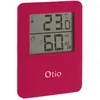 Image de Thermomètre hygromètre magnétique LCD - rose - Otio
