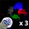 Image de Ampoule LED - CARS - Lot de 3 - E27 - Projection rotative - Éclairage enfants - Économie dénergie
