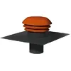Image de Chapeau de toiture - ATLANTIC - CPR 160 R - Rouge - Ø160 mm - Compatible Calypso