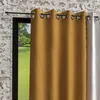 Image de Rideau à oeillets en microfibre lavée135x250 cm BOHEME moutarde par Soleil dOcre
