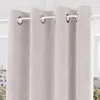 Image de Rideau oeillets en velours VELVET naturel par Soleil docre