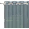 Image de Voilage à oeillets 135x180 cm ALIX bleu celadon par Soleil docre