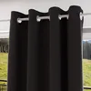 Image de Rideau à oeillets 100% occultant 135x180 cm ECLIPSE noir par Soleil dOcre