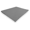 Image de Drap plat en coton percale 260x300 cm CAMILLE gris par songe de camille