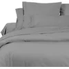 Image de Taie doreiller en coton percale 65x65 cm CAMILLE gris par songe de camille