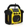 Image de Radio de chantier Billy FM Bluetooth batterie de secours - jaune et noir