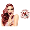 Image de Hairgum Crème colorante Semi Permanent Color Sixty's Color Only Red - 60 ml