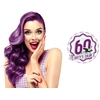 Image de Hairgum Crème colorante Semi Permanent Color Sixty's Color Violet - 60 ml