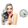 Image de Hairgum Crème colorante Semi Permanent Color Sixty's Color White - 60 ml