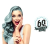 Image de Hairgum Crème colorante Semi Permanent Color Sixty's Color Icy Blue - 60 ml