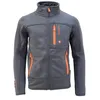 Image de Blouson polarshell ECANTON - Peak Mountain - Garçon - Ski - Manches longues - Noir/jaune