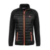 Image de Veste polaire homme CALER Peak Mountain - noir-orange - XXL - Ski Montagne Respirant