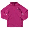 Image de Sweatshirt micro polaire demi-zip fille Peak Mountain Gafine - fushia - 16 ans