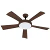 Image de WALLIS Chocolat - Ventilateur de plafond Ø132cm 38W + éclairage LED