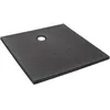 Image de Receveur de douche extra-plat Jacob Delafon Ipso E62300-AGM 80x80x3 cm - Gris anthracite texture pierre