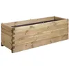 Image de Bac à fleurs en bois OLEA 208 L - 150 x 50 x H50 cm - Cerland