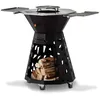 Image de Barbecue bois plancha et braséro - BRASERO Design - 3 en 1 - Plaque inox XXL et grille
