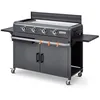 Image de Plancha gaz Lola   BRASERO BY FAVEX   4 brûleurs 96 kW   Plaque inox   4 zones de cuisson   LONGTIME®