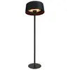 Image de Parasol chauffant électrique Sirmione Noir - FAVEX - Extérieur - 3 Puissances de Chauffe - 74 x 74 x 224 cm Noir