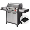 Image de Barbecue Monroe Pro 4 SIK Turbo - ENDERS - 4 brûleurs dont 1 Turbo Zone - 1 brûleur arrière infrarouge + plaque plancha offerte