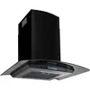 Image de Hotte Murale Acier Inoxydable LCD 756 m³-h 60 cm Noir Aspirante Décor [473]