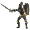 Image de Figurine - PAPO - Chevalier en armure noire 8cmX10cm - Pour Enfant de 3 ans et plus - Multicolore