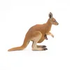 Image de Figurine Kangourou et son bébé - PAPO - LA VIE SAUVAGE - Marron - Intérieur - Enfant - 3 ans et plus