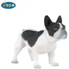Image de Figurine Bouledogue français noir et blanc - PAPO - 54006 - Peinte à la main - Pour enfants à partir de 3 ans