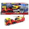 Image de Camion avec Hélicoptère Police - MAJORETTE - Grand Série 35 cm - Échelle 1/43 - Portes ouvrantes sons et lumières - Dès 3 ans